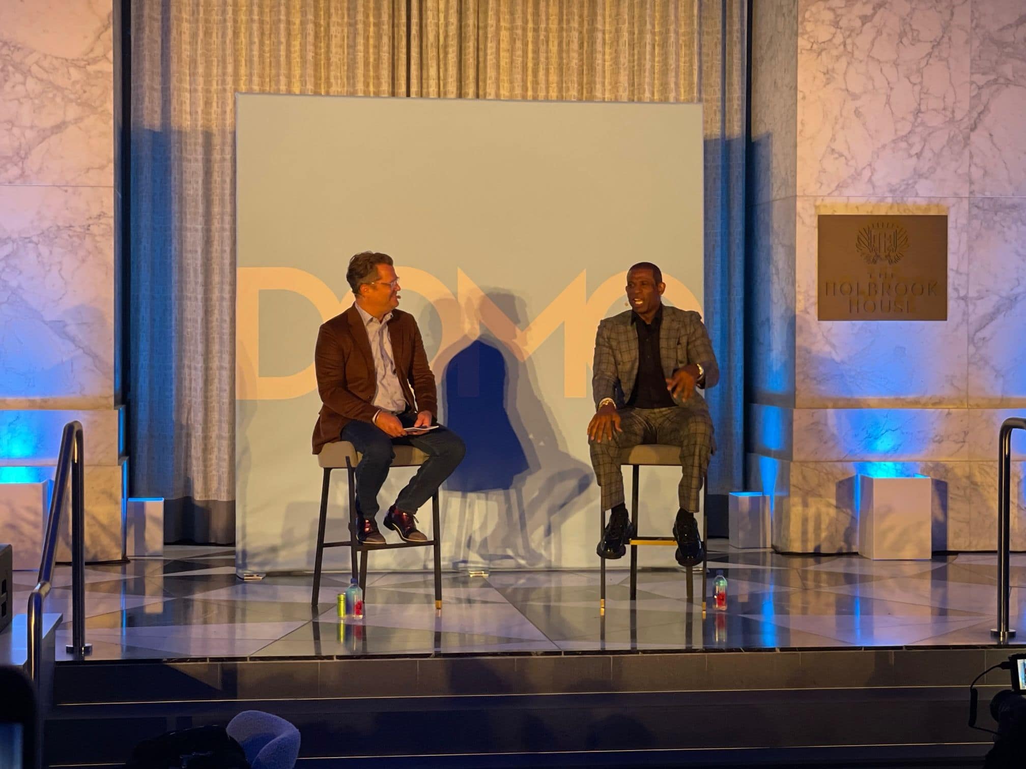 Direct Sportslink Secured Deion Sanders For Domo Customer Appreciation Night 